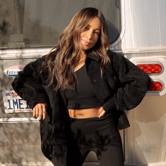 Sincerly Jules Jackets & Blazers - Sincerely Jules x Bandier Aspen Sherpa Black Leopard M